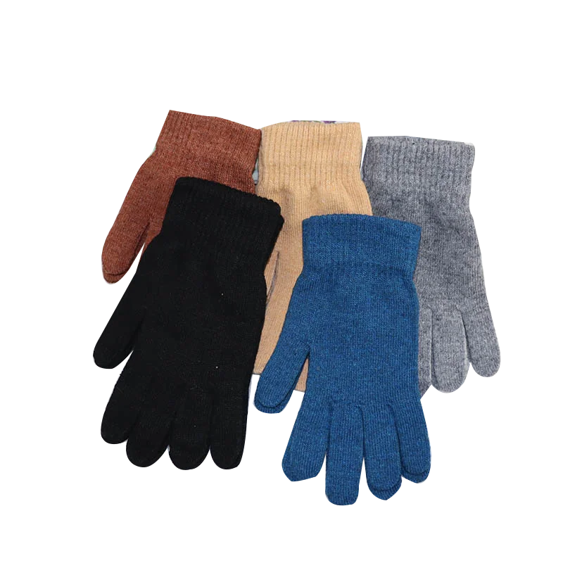 Warm Winter and Autumn Finger Gloves