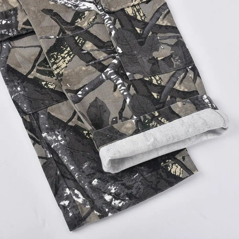 Pantalon cargo camouflage