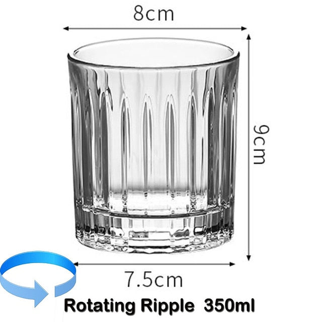 Verre à whisky rotatif à l'ancienne