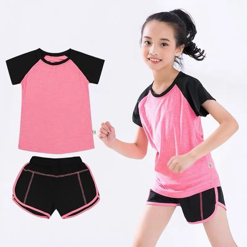 Fitness T-shirt and Gym Shorts