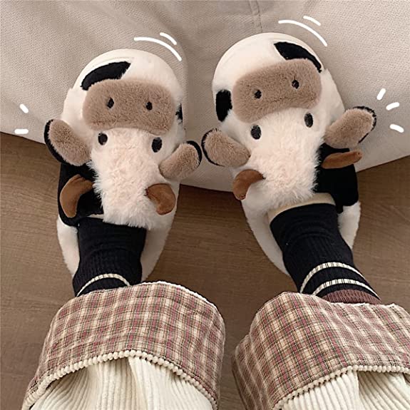 Mooslippies - Pantoufles de vache Kawaii