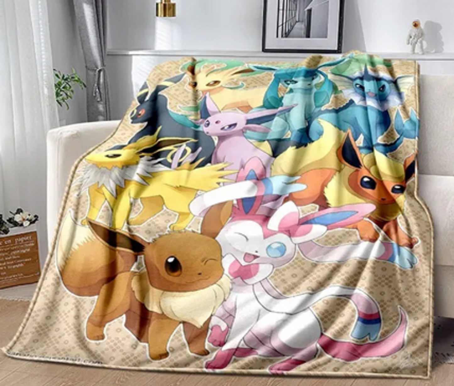 Couverture en peluche douce Pokémon