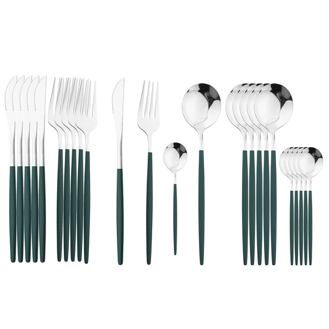 Stainless Steel Cutlery Set 24Pcs