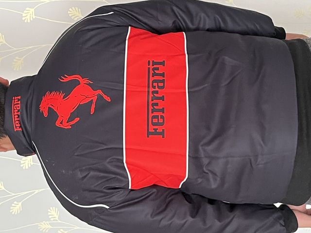 Embroidery Casual Zipper Long Sleeve Racing Jacket