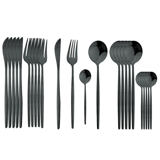 Stainless Steel Cutlery Set 24Pcs