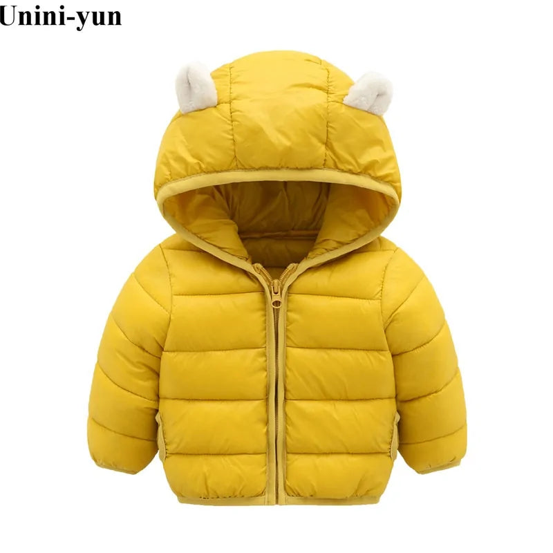 Manteau chaud à capuche pour enfants