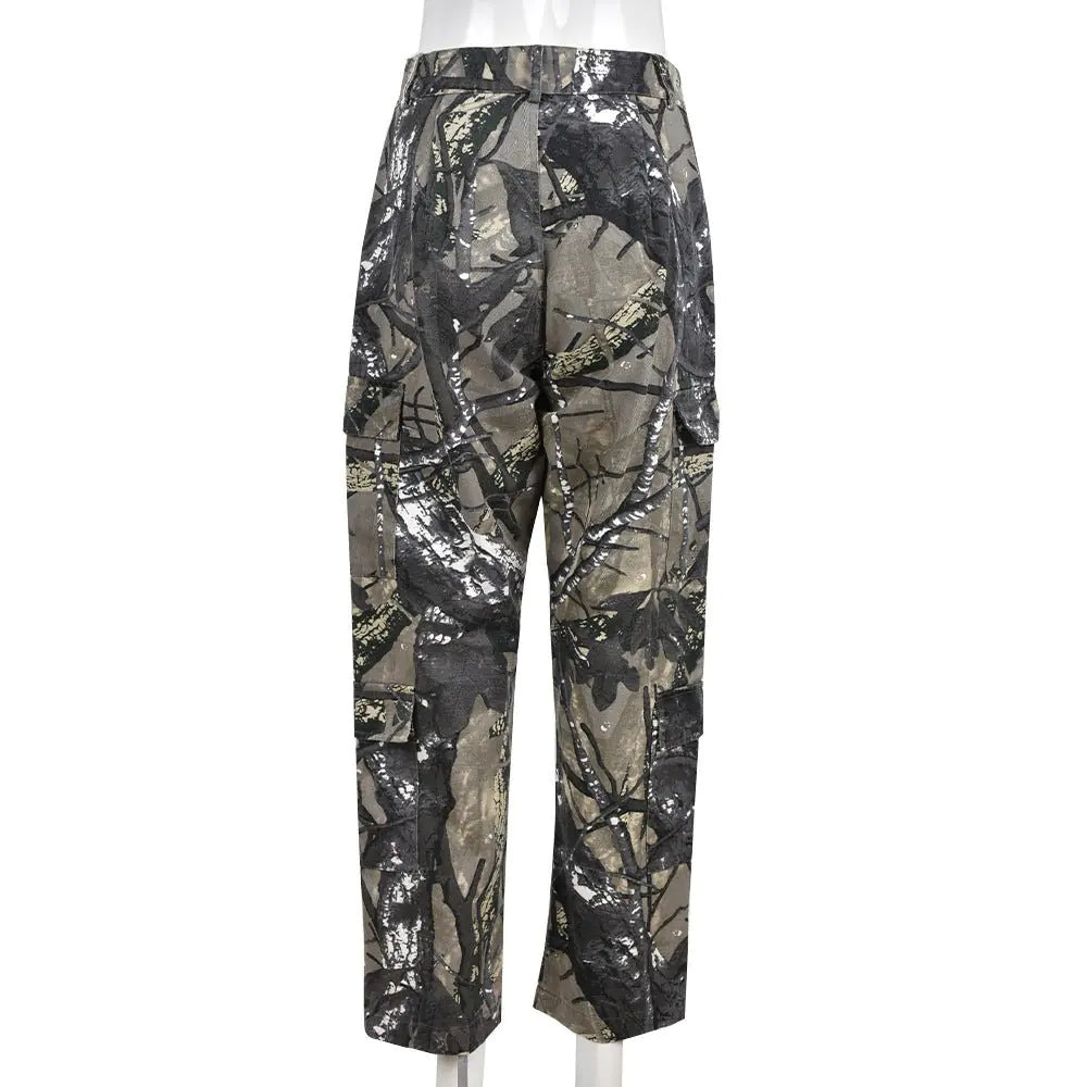 Pantalon cargo camouflage