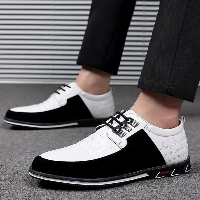 Chaussures de sport en cuir Derby