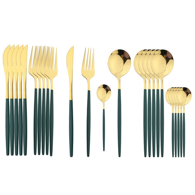 Stainless Steel Cutlery Set 24Pcs