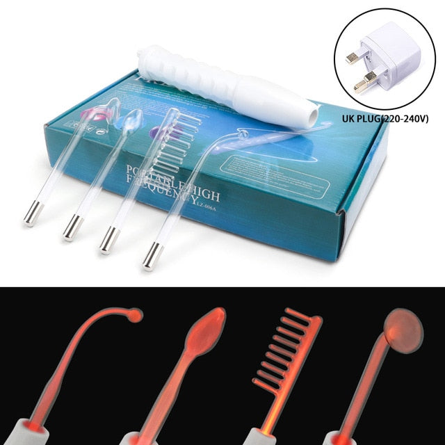 High-Frequency Electrode Beauty Wand 4 In 1