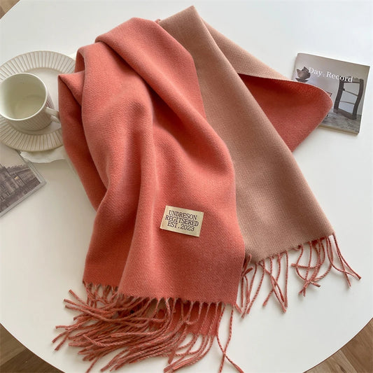 Foulard d'hiver fin en laine