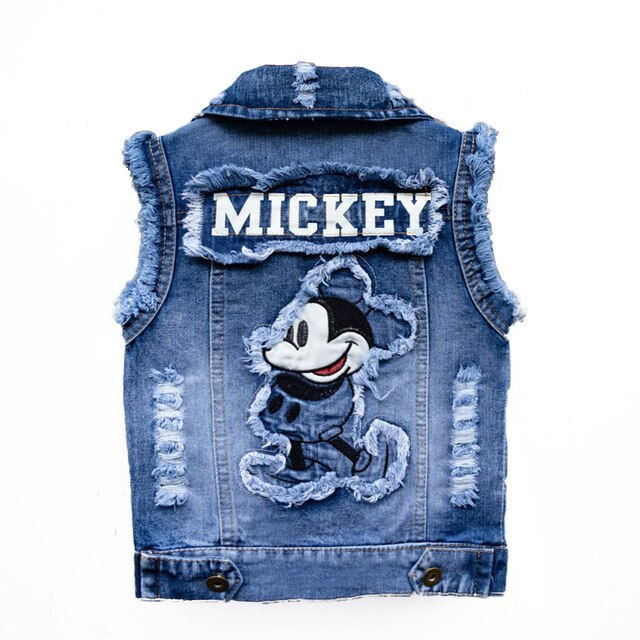 Jaqueta e casacos jeans infantil Mickey Mouse