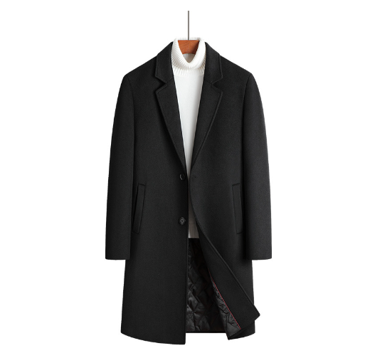 Trench-coat en laine pour hommes