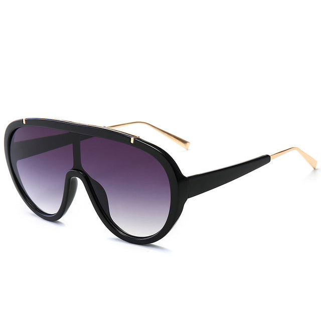 Lunettes de soleil surdimensionnées UV400