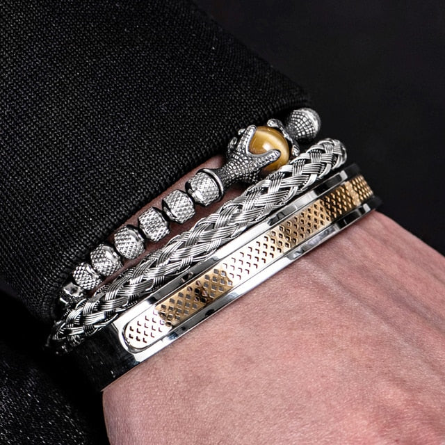 Conjunto de luxo Pulseira masculina