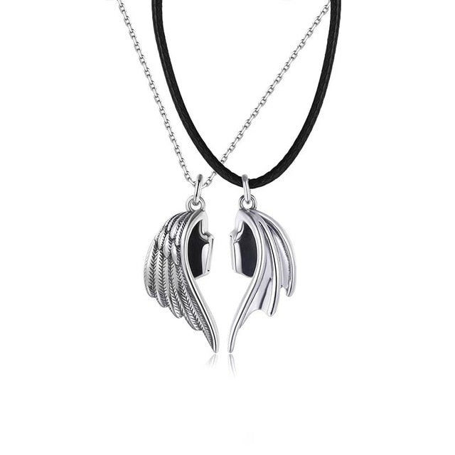 Collier Paire d'Ailes Amoureux