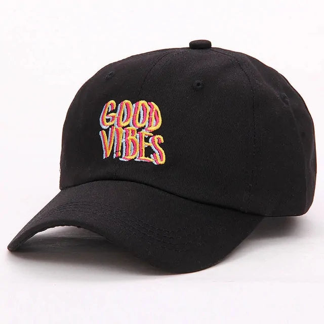 Chapeau de papa Good Vibes pour hommes et femmes, nouvelle collection