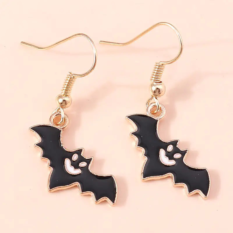 Boucles d'oreilles pendantes sur le thème d'Halloween