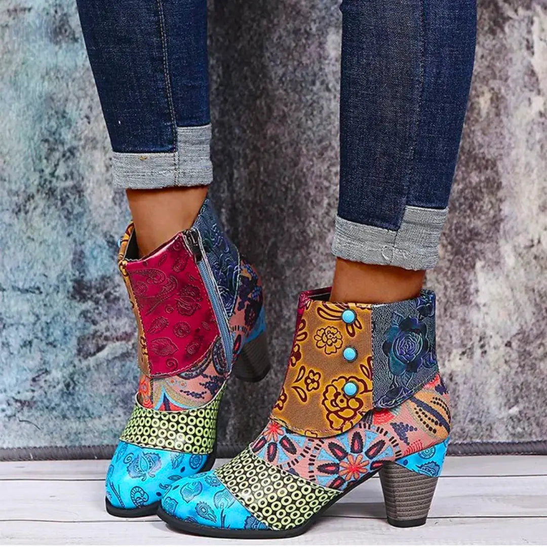 Bottes rétro imperméables pour femmes