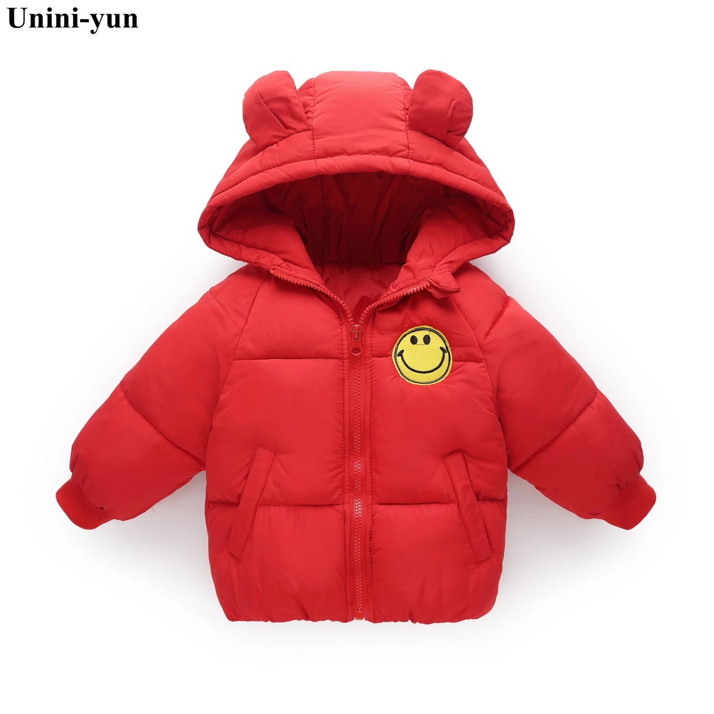 Manteau chaud à capuche pour enfants