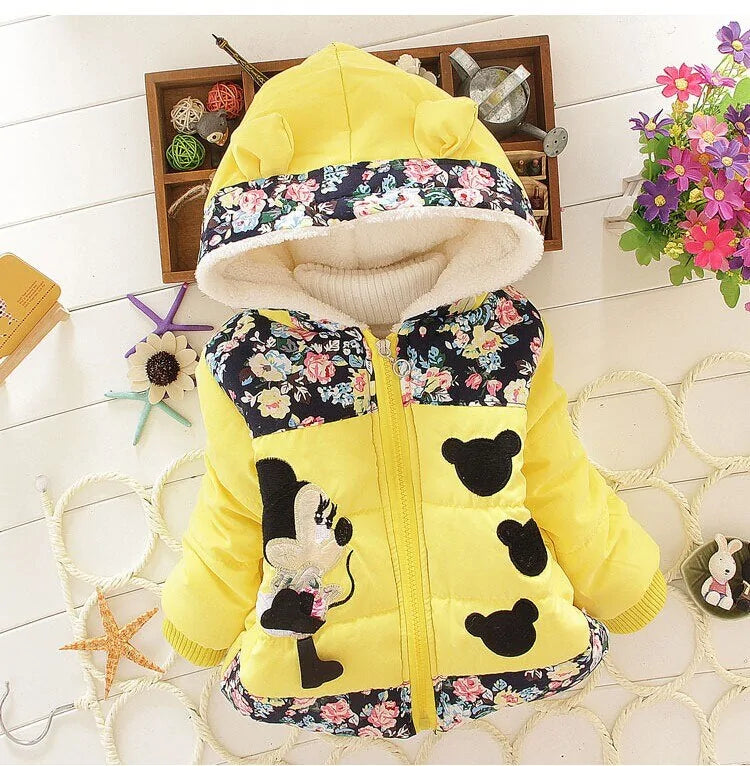 Nouveau Filles vestes mode Minnie dessin animé vêtements manteau