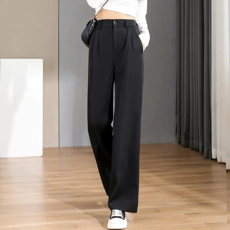 Pantalon droit chic pour femme au bureau