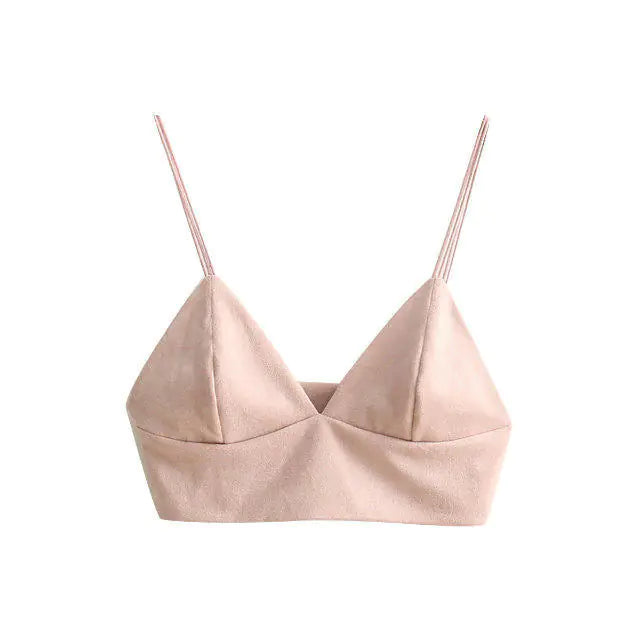 Haut court bralette d’été