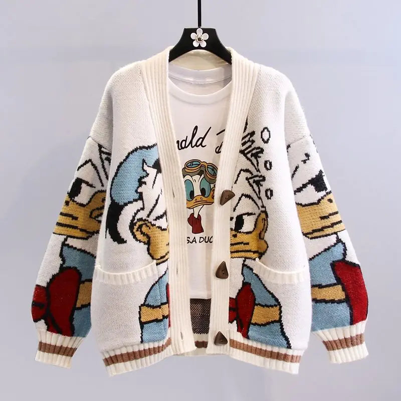 Cartoon Sweater Coat