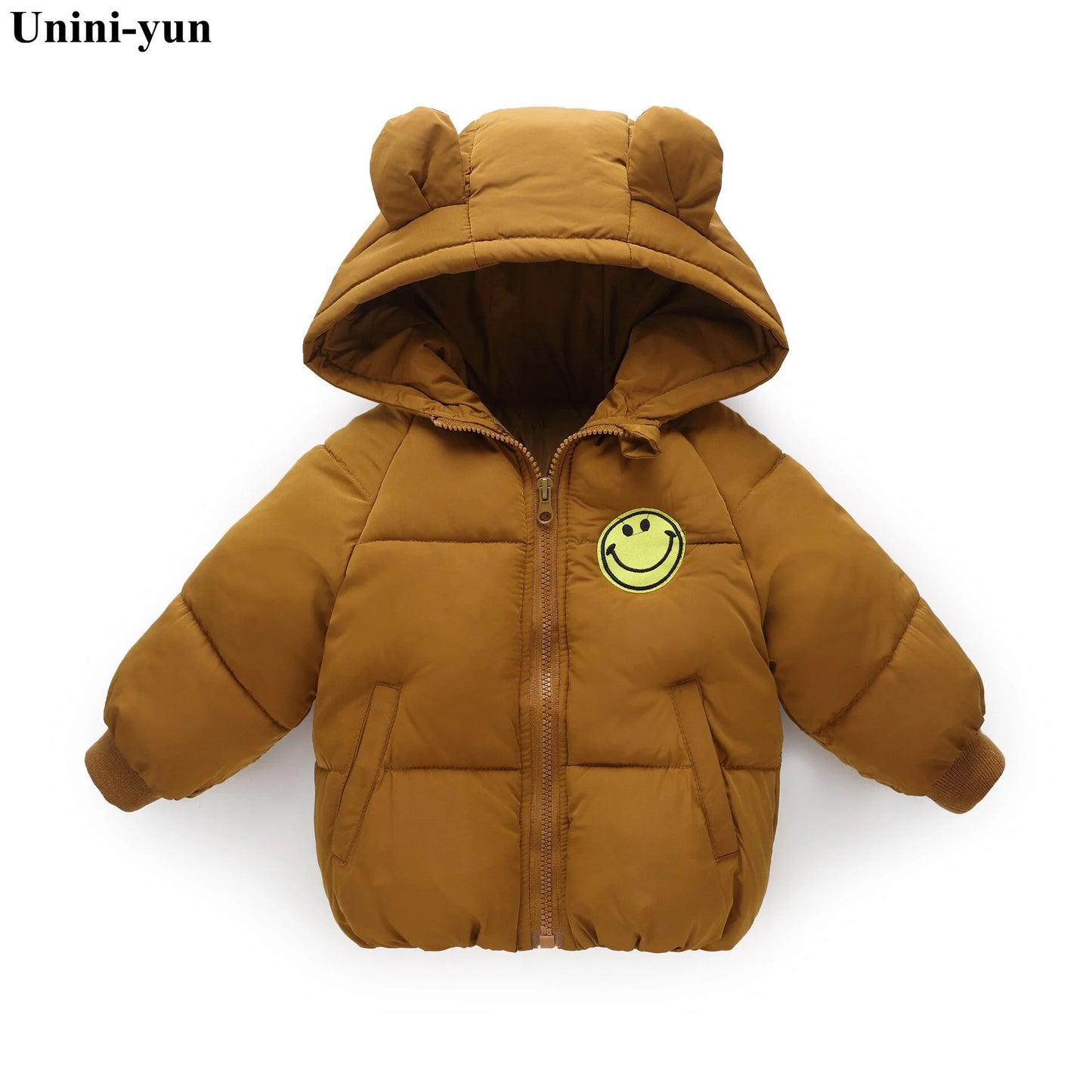 Manteau chaud à capuche pour enfants