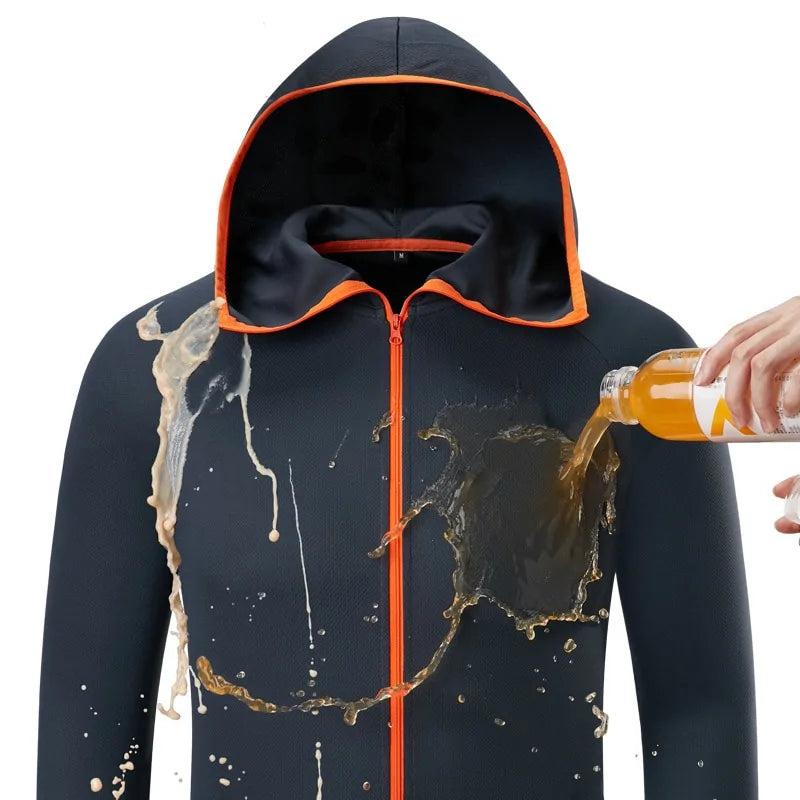 Vestes à capuche d'extérieur décontractées hydrophobes imperméables