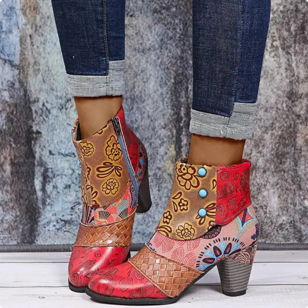 Bottes rétro imperméables pour femmes