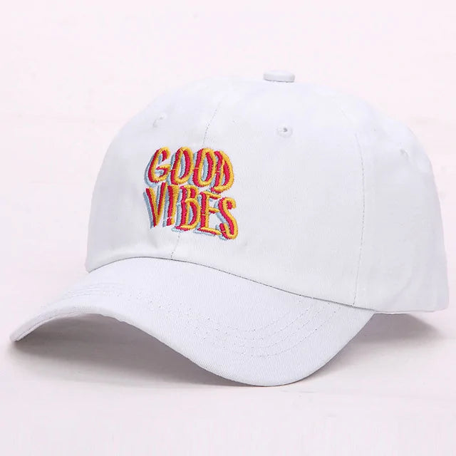 Chapeau de papa Good Vibes pour hommes et femmes, nouvelle collection