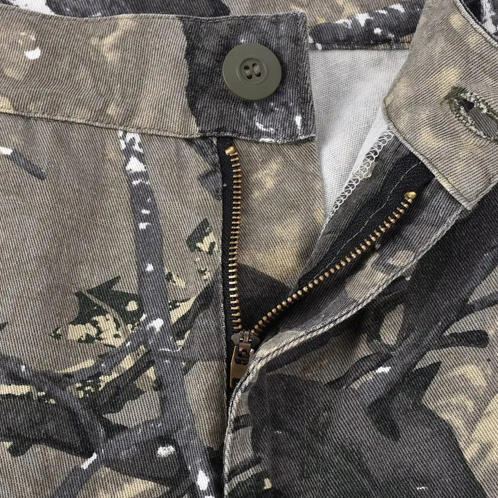 Pantalon cargo camouflage