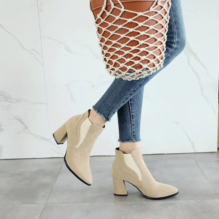 Suede Ankle Boots