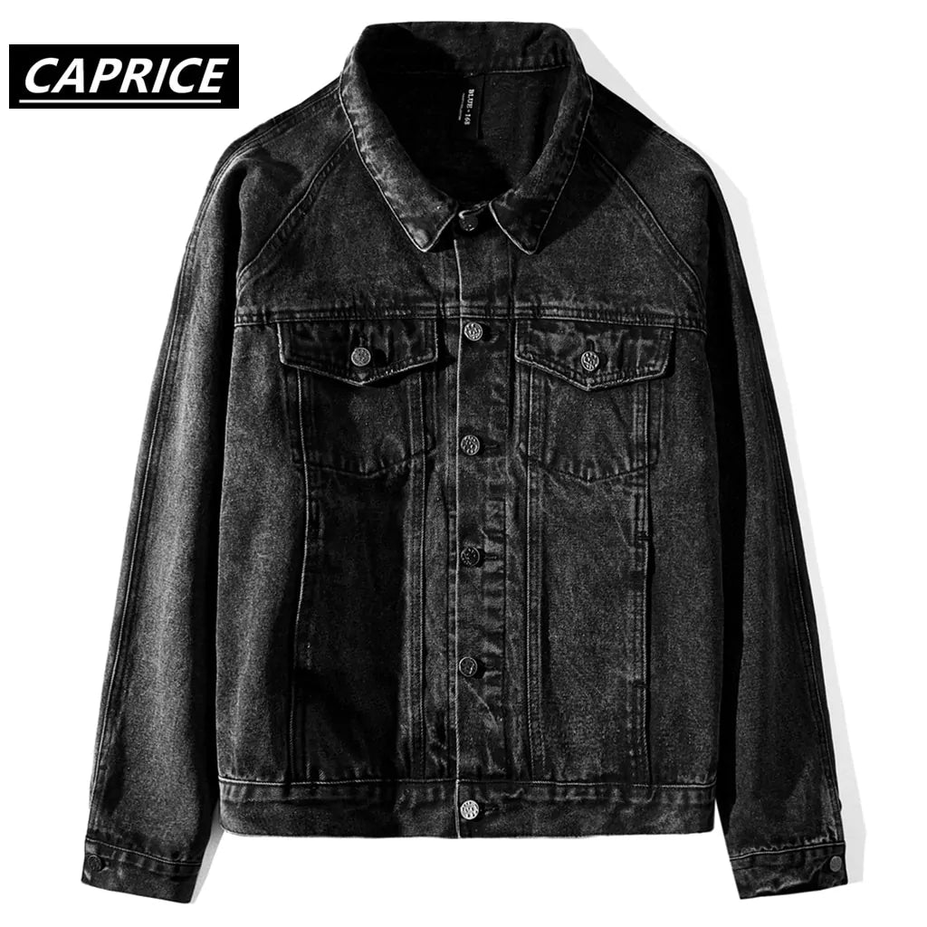 Graffiti Skeleton Bones Print Denim Jacket