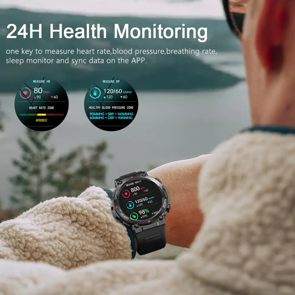 Montre intelligente pour Android IOS 400mAh