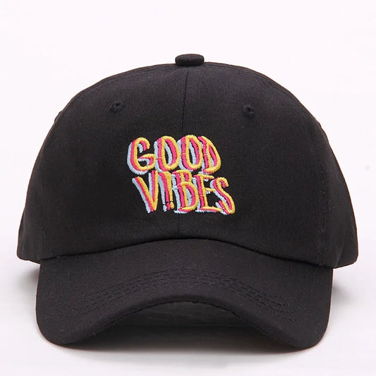 Chapeau de papa Good Vibes pour hommes et femmes, nouvelle collection