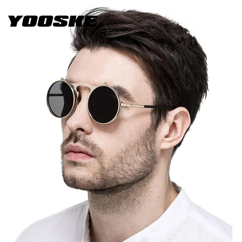 Steampunk Sunglasses Women Men Vintage