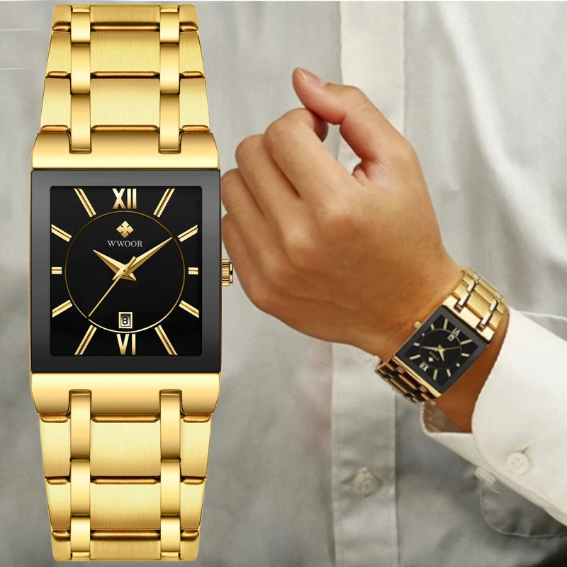 Quartz Stainless Steel Watch for Men