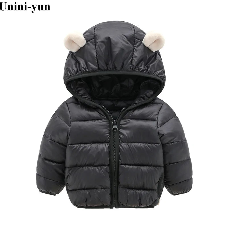 Manteau chaud à capuche pour enfants