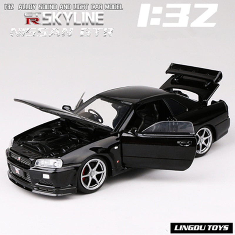 Voiture en alliage Nissan Skyline Ares GTR R34