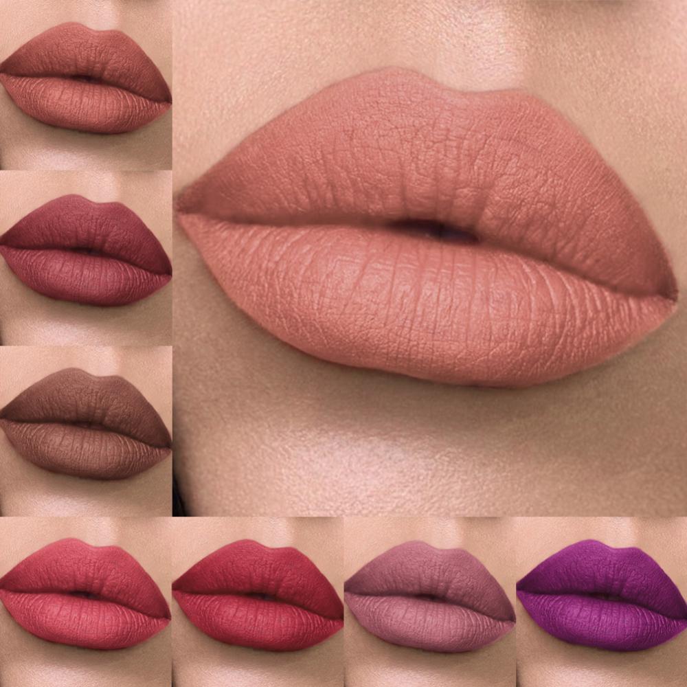 6pcs/Set Velvet Matte Lip Gloss