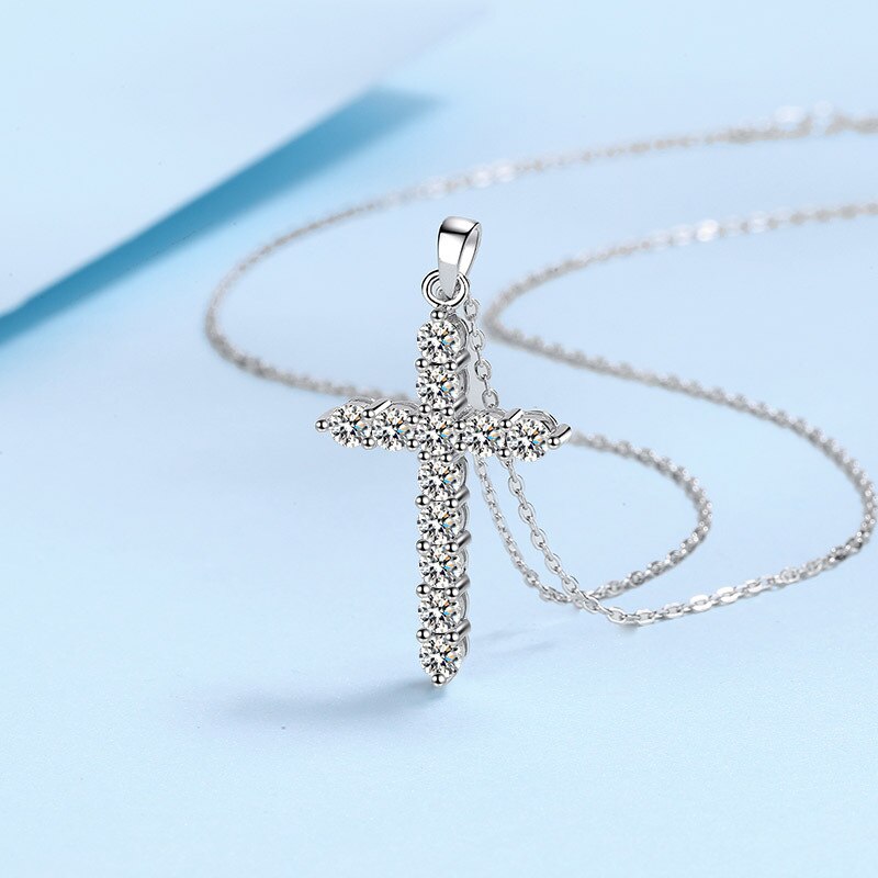 Collier diamant moissanite