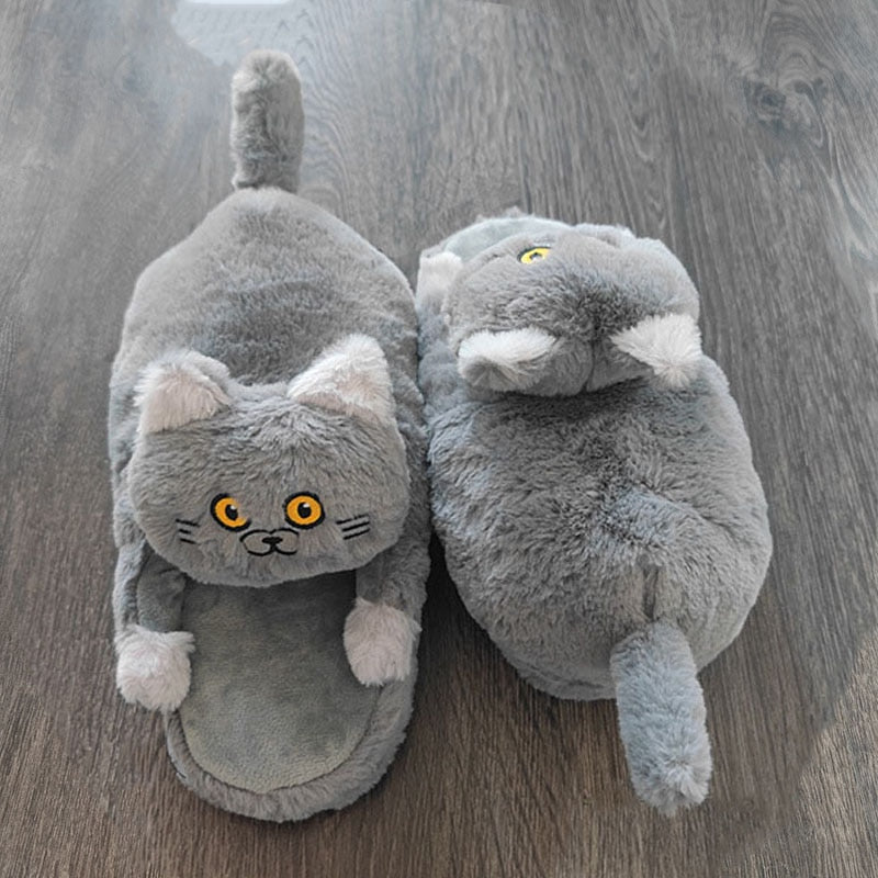 Pantufas de gato Cuddly Hug