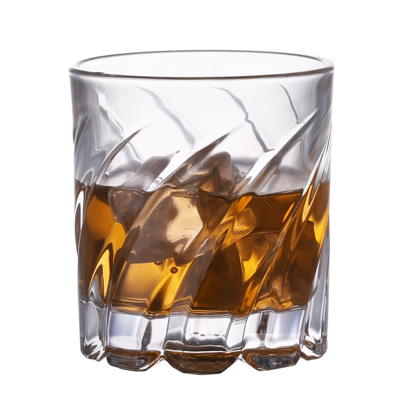 Verre à whisky rotatif à l'ancienne