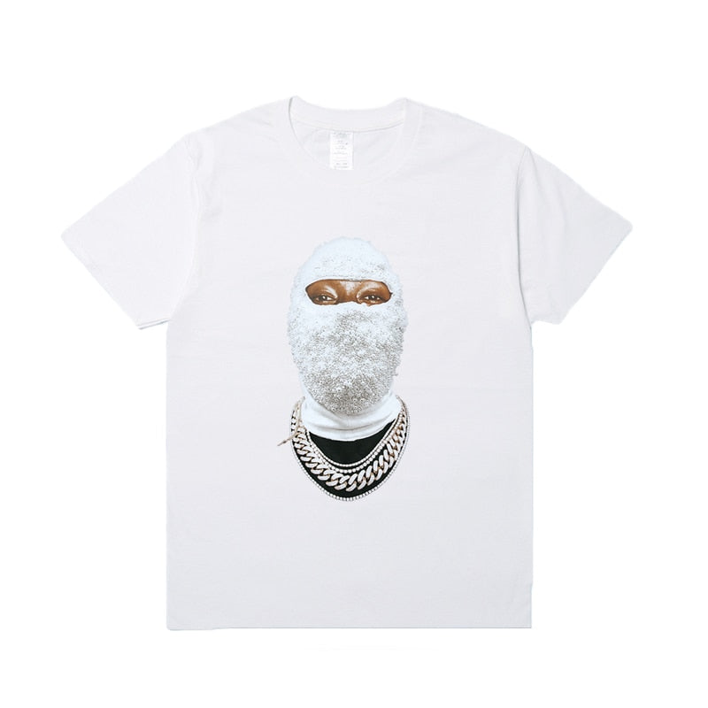 T-shirt 3D masqué en diamant