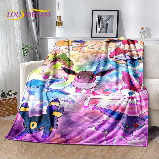 Couverture en peluche douce Pokémon