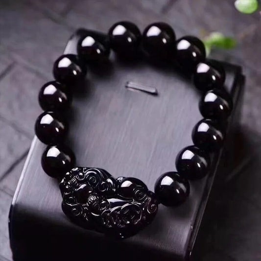 Bracelet Obsidienne