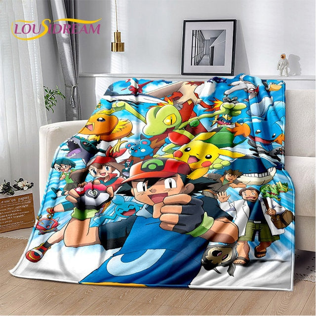 Couverture en peluche douce Pokémon