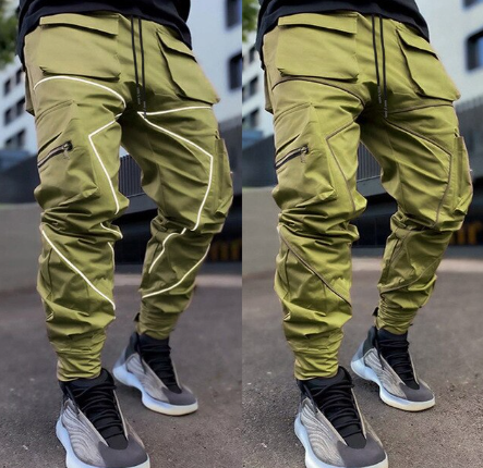 Pantalon cargo réfléchissant